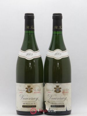Vouvray Réserve Clos Naudin - Philippe Foreau  2005 - Lot of 2 Bottles