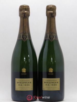 R.D. Bollinger  1996 - Lot de 2 Bouteilles