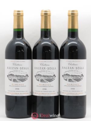 Château Rauzan Ségla  1998 - Lot of 3 Bottles