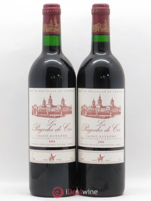 Les Pagodes de Cos Second Vin  1994 - Lot de 2 Bouteilles
