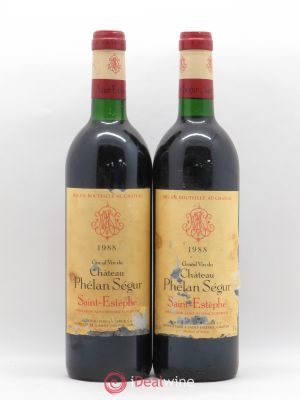 Château Phélan Ségur  1988 - Lot of 2 Bottles