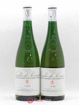 Savennières Clos de la Coulée de Serrant Vignobles de la Coulée de Serrant - Nicolas Joly  1998 - Lot of 2 Bottles
