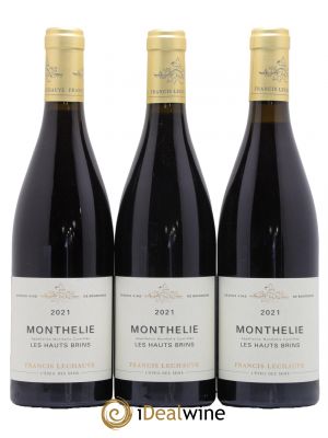 Monthélie Les Hauts Brins Domaine Francis Lechauve 2021 - Lot of 3 Bottles