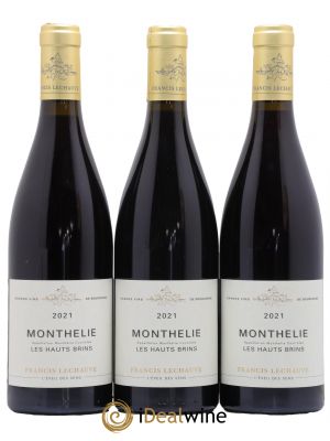 Monthélie Les Hauts Brins Domaine Francis Lechauve 2021 - Lot de 3 Bottles