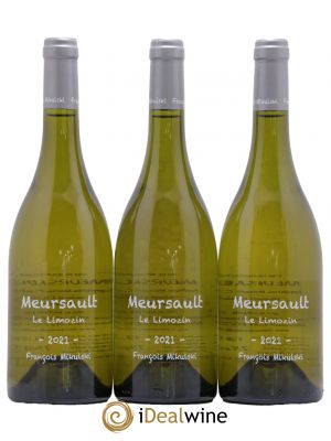 Meursault Limozin François Mikulski  2021 - Lot of 3 Bottles