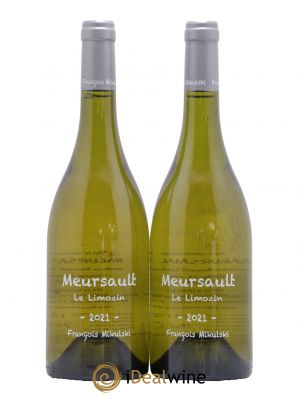 Meursault Limozin François Mikulski  2021 - Lot of 2 Bottles