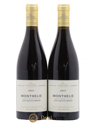 Monthélie Les Hauts Brins Domaine Francis Lechauve 2021 - Lot of 2 Bottles