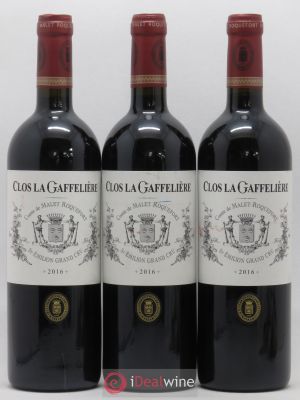 Saint-Émilion Grand Cru Clos la Gaffeliere  2016 - Lot of 3 Bottles