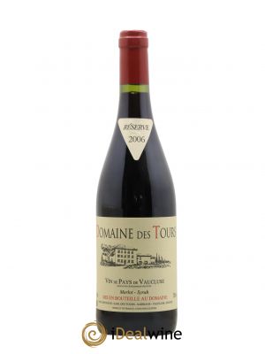 IGP Pays du Vaucluse (Vin de Pays du Vaucluse) Domaine des Tours Merlot-Syrah E.Reynaud  2006 - Lot of 1 Bottle