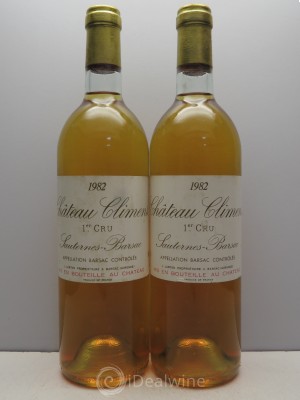 Château Climens 1er Grand Cru Classé  1982 - Lot of 2 Bottles
