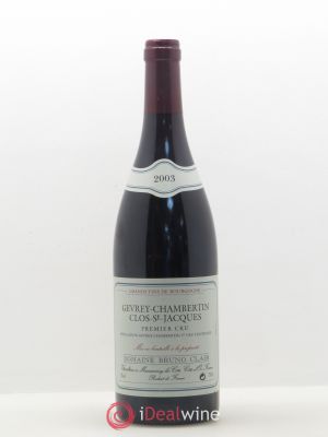 Gevrey-Chambertin 1er Cru Clos Saint-Jacques Bruno Clair (Domaine)  2003 - Lot of 1 Bottle