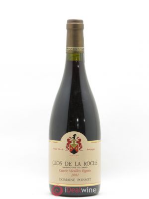 Clos de la Roche Grand Cru Vieilles Vignes Ponsot (Domaine)  2001 - Lot de 1 Bouteille
