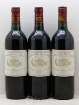 Château Margaux 1er Grand Cru Classé  1986 - Lot of 3 Bottles