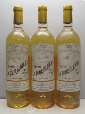 Château la Tour Blanche 1er Grand Cru Classé  2005 - Lot of 3 Bottles