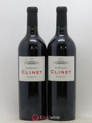Château Clinet  2007 - Lot of 2 Bottles