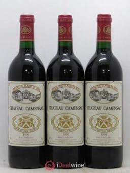 Château Camensac 5ème Grand Cru Classé  1990 - Lot of 3 Bottles