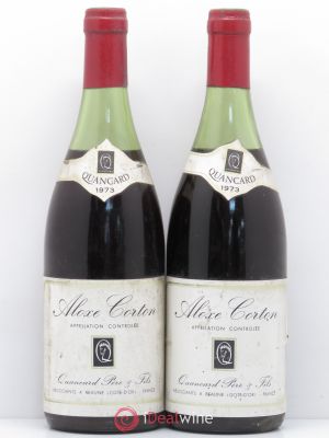 Aloxe-Corton Quancard 1973 - Lot of 2 Bottles
