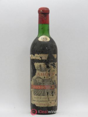 Cahors Clos de Gamot 1970 - Lot of 1 Bottle