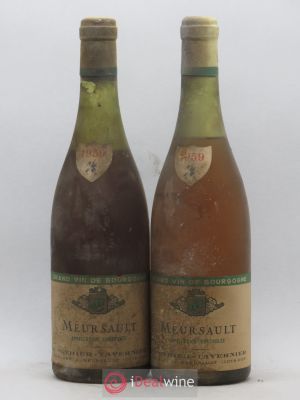 Meursault Pothier Tavernier (sans prix de réserve) 1959 - Lot de 2 Bouteilles