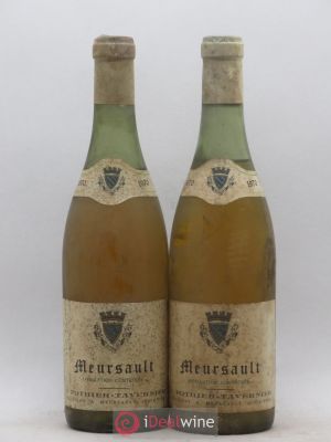 Meursault Pothier Tavernier 1970 - Lot of 2 Bottles