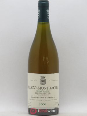 Puligny-Montrachet 1er Cru Les Folatières Domaine des Lambrays  2002 - Lot of 1 Bottle