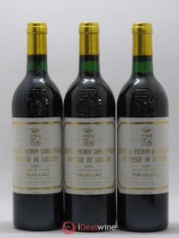 Château Pichon Longueville Comtesse de Lalande 2ème Grand Cru Classé  1989 - Lot of 3 Bottles