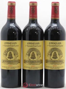 Château Angélus 1er Grand Cru Classé A  2001 - Lot of 3 Bottles