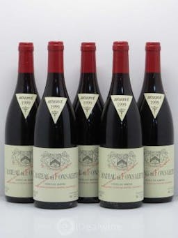 Côtes du Rhône Château de Fonsalette SCEA Château Rayas  1999 - Lot of 5 Bottles