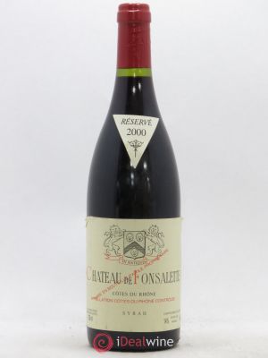 Côtes du Rhône Cuvée Syrah Château de Fonsalette  2000 - Lot of 1 Bottle