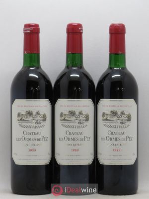 Château les Ormes de Pez (no reserve) 1989 - Lot of 3 Bottles