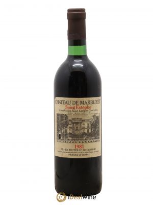 Château de Marbuzet Cru Bourgeois  1981 - Lot of 1 Bottle