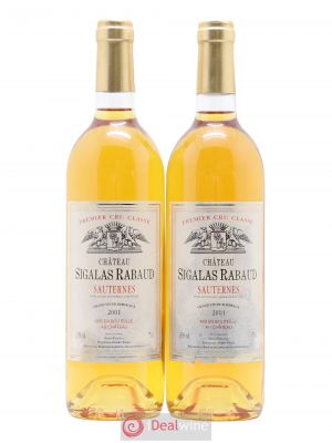 Château Sigalas Rabaud 1er Grand Cru Classé  2001 - Lot of 2 Bottles