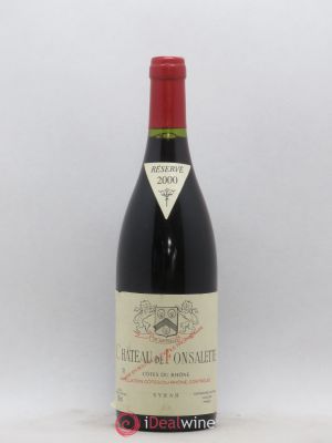Côtes du Rhône Cuvée Syrah Château de Fonsalette  2000 - Lot of 1 Bottle