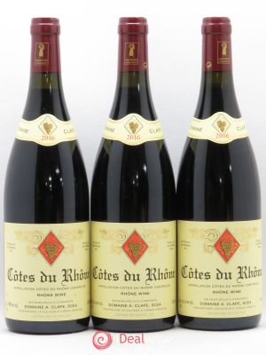 Côtes du Rhône Auguste Clape  2016 - Lot of 3 Bottles