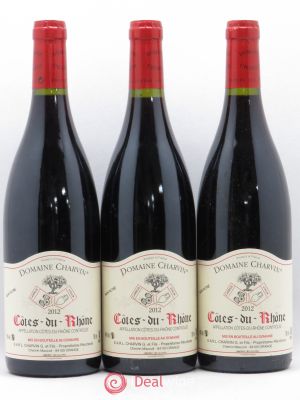 Côtes du Rhône Charvin (Domaine)  2012 - Lot of 3 Bottles