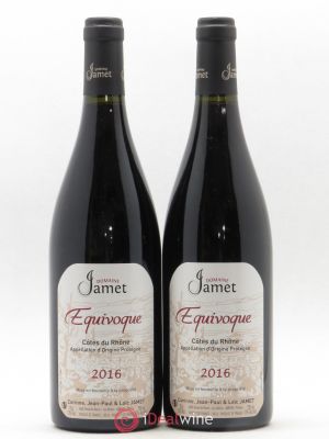 Côtes du Rhône Cuvée Equivoque Domaine Jamet 2016 - Lot de 2 Bouteilles