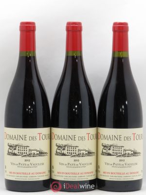 IGP Vaucluse (Vin de Pays de Vaucluse) Domaine des Tours Domaine des Tours E.Reynaud  2012 - Lot of 3 Bottles
