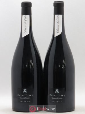 Cahors Château du Cèdre Extra Libre Pascal et Jean-Marc Verhaeghe  2017 - Lot of 2 Bottles