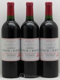 Château Lynch Bages 5ème Grand Cru Classé  2005 - Lot de 3 Bouteilles