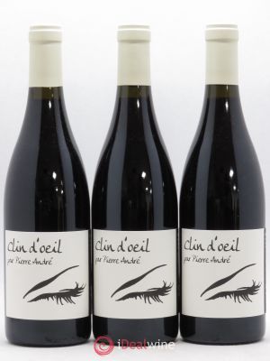 Vin de France Clin d'Oeil Pierre André (Domaine)  2015 - Lot of 3 Bottles
