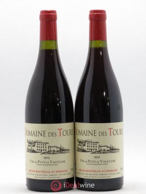 IGP Vaucluse (Vin de Pays de Vaucluse) Domaine des Tours E.Reynaud  2012 - Lot of 2 Bottles
