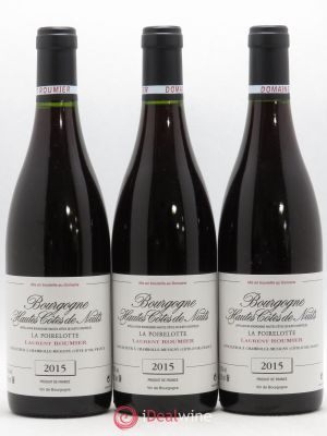 Hautes-Côtes de Nuits La Poirelotte Laurent Roumier  2015 - Lot of 3 Bottles