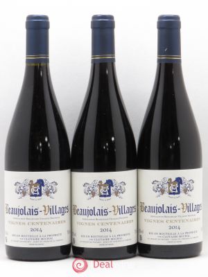 Beaujolais Vignes centenaires Domaine Clotaire Michal 2014 - Lot of 3 Bottles