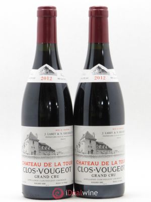 Clos de Vougeot Grand Cru Château de La Tour  2012 - Lot of 2 Bottles