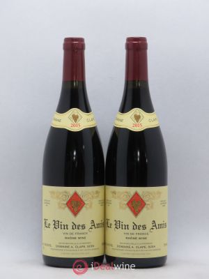 Vin de France Le Vin des Amis Auguste Clape  2015 - Lot of 2 Bottles
