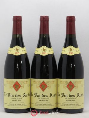 Vin de France Le Vin des Amis Auguste Clape  2015 - Lot of 3 Bottles