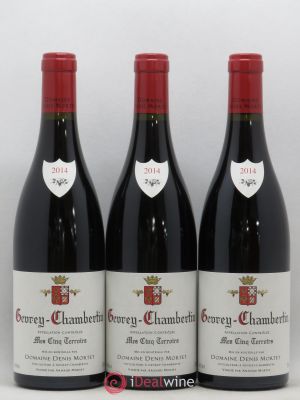 Gevrey-Chambertin Mes Cinq Terroirs Denis Mortet (Domaine)  2014 - Lot of 3 Bottles