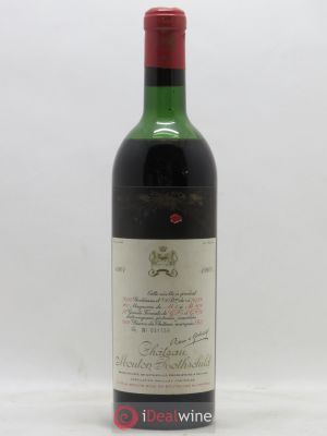 Château Mouton Rothschild 1er Grand Cru Classé  1961 - Lot of 1 Bottle