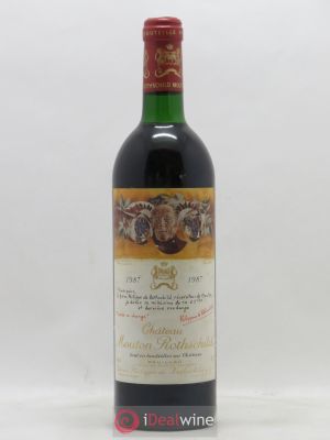 Château Mouton Rothschild 1er Grand Cru Classé  1987 - Lot of 1 Bottle