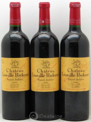 Château Léoville Poyferré 2ème Grand Cru Classé  2004 - Lot of 3 Bottles